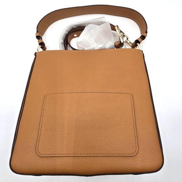 #37 NWT - Kate Spade New York Hudson Pebbled Leather Large Hobo Bag Bungalow - Picture 6 of 12